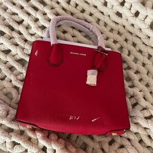 Michael Kors Cherry Red Mini Bag